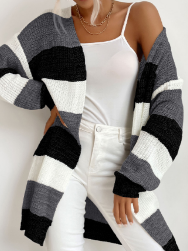 Clara | Cardigan da Donna in Maglia a Righe