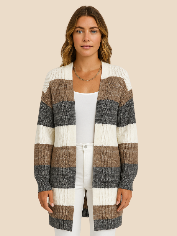 Clara | Cardigan da Donna in Maglia a Righe